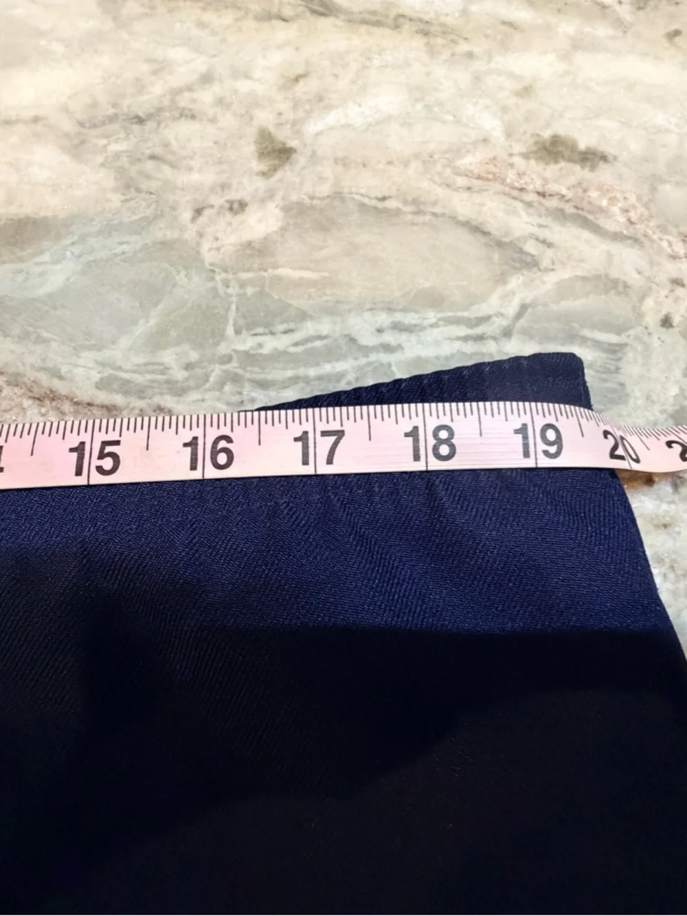 Alfred Dunner Pull On Pants Women Size 12 Navy Elastic Waist Dress Slacks